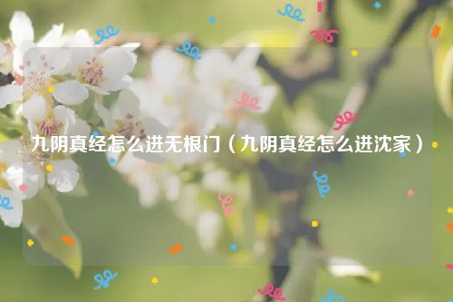 九阴真经怎么进无根门（九阴真经怎么进沈家）