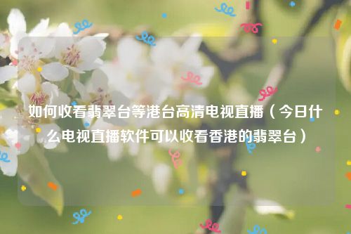 如何收看翡翠台等港台高清电视直播（今日什么电视直播软件可以收看香港的翡翠台）