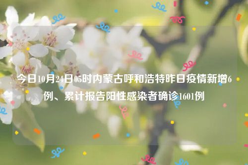 今日10月24日05时内蒙古呼和浩特昨日疫情新增6例、累计报告阳性感染者确诊1601例