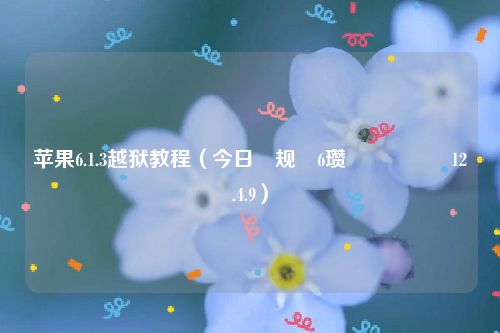 苹果6.1.3越狱教程（今日鑻规灉6瓒婄嫳鏁欑▼12.4.9）