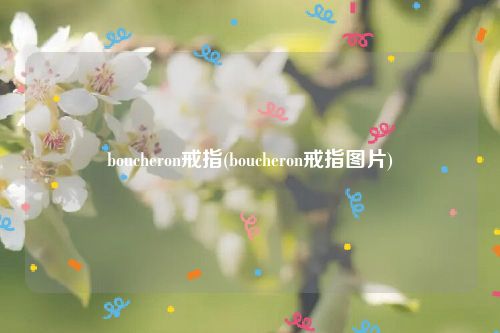 boucheron戒指(boucheron戒指图片)