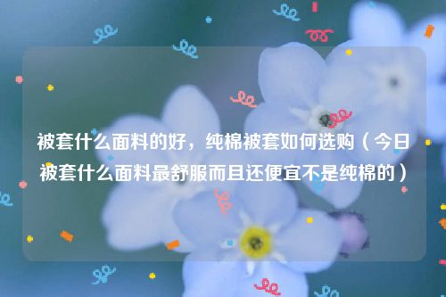 被套什么面料的好，纯棉被套如何选购（今日被套什么面料最舒服而且还便宜不是纯棉的）