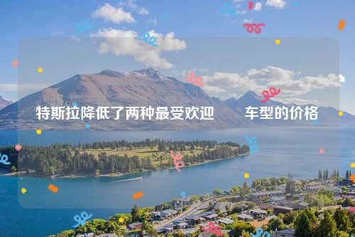 特斯拉降低了两种最受欢迎​​车型的价格