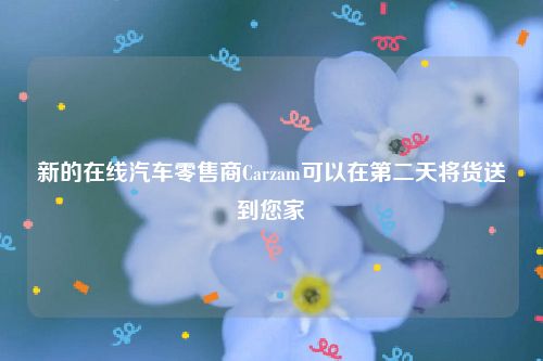 新的在线汽车零售商Carzam可以在第二天将货送到您家